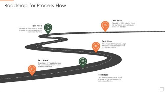 Pmp Training Program It Roadmap For Process Flow Portrait PDF