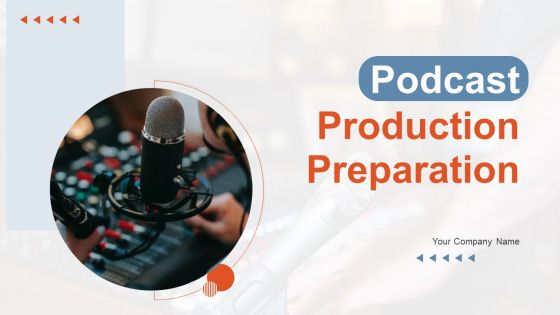 Podcast Production Preparation Ppt PowerPoint Presentation Complete Deck With Slides