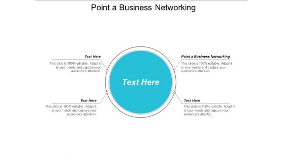 Point A Business Networking Ppt PowerPoint Presentation File Icon Cpb