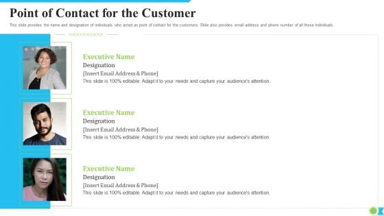 Point Of Contact For The Customer Ppt Gallery Layouts PDF Point Of Contact For The Customer Ppt Gallery Layouts PDF