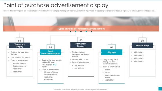 Point Of Purchase Advertisement Display Efficient B2B And B2C Marketing Techniques For Organization Introduction PDF