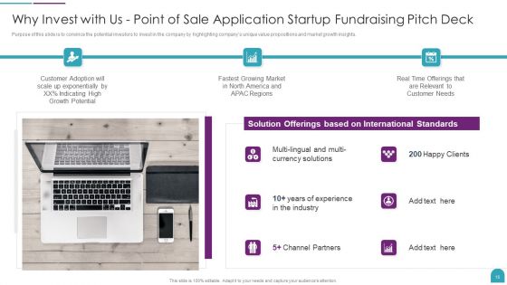 Point Of Sale Application Startup Fundraising Pitch Deck Ppt PowerPoint Presentation Complete Deck With Slides