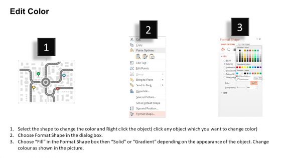 Pointers With Icons On Roadmap Powerpoint Templates