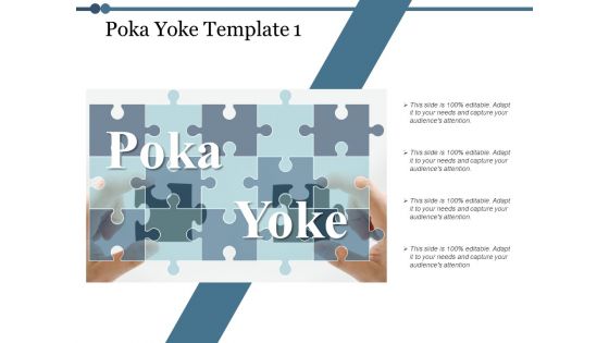 Poka Yoke Puzzle Ppt PowerPoint Presentation File Icons