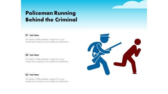 Policeman Running Behind The Criminal Ppt PowerPoint Presentation Gallery Example Introduction PDF