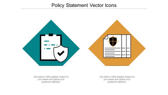 Policy Statement Vector Icons Ppt Powerpoint Presentation Professional Images
