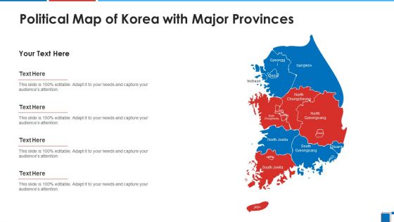 Political Map Of Korea With Major Provinces Pictures PDF
