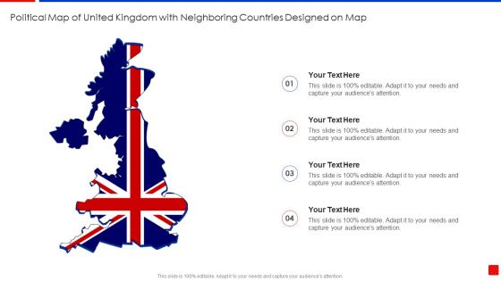 Political Map Of United Kingdom With Neighboring Countries Designed On Map Rules PDF