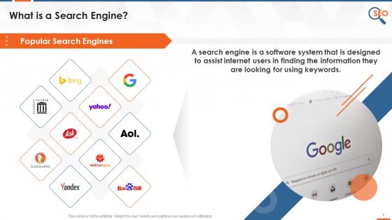 Popular Search Engines And What They Deliver Training Ppt