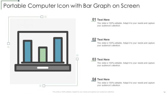 Portable Computer Icon Ppt PowerPoint Presentation Complete Deck With Slides