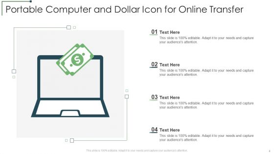 Portable Computer Icon Ppt PowerPoint Presentation Complete Deck With Slides