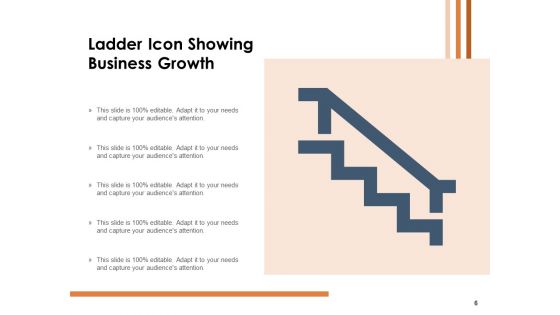 Portable Ladder Symbol Success Growth Ppt PowerPoint Presentation Complete Deck