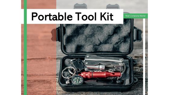 Portable Tool Kit Screw Driver Dollar Ppt PowerPoint Presentation Complete Deck