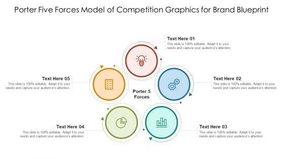 Porter Five Forces Model Of Competition Graphics For Brand Blueprint Infographics PDF