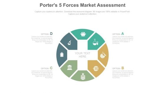 Porters 5 Forces Market Assessment Ppt Slides