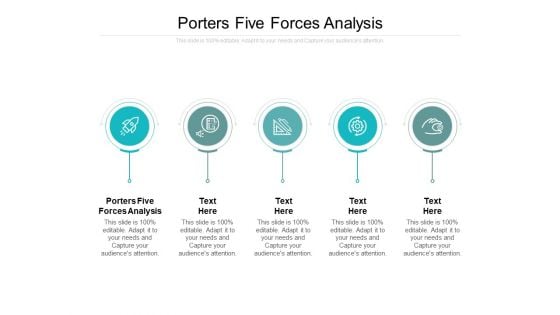 Porters Five Forces Analysis Ppt PowerPoint Presentation Inspiration Deck Cpb