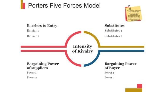 Porters Five Forces Model Ppt PowerPoint Presentation Themes