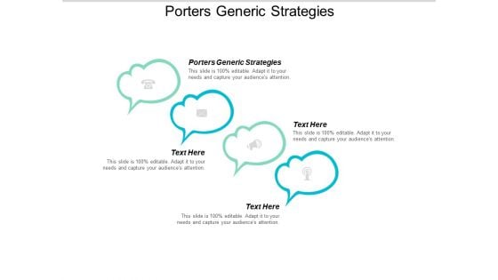 Porters Generic Strategies Ppt PowerPoint Presentation Graphics Cpb