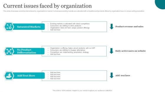 Porters Strategies For Targeted Client Segment Current Issues Faced By Organization Introduction PDF