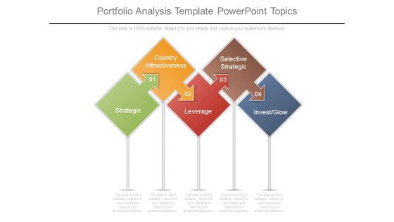 Portfolio Analysis Template Powerpoint Topics