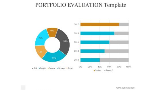 Portfolio Evaluation Template Ppt PowerPoint Presentation Icon