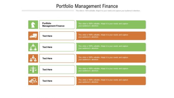 Portfolio Management Finance Ppt PowerPoint Presentation Styles Portfolio Cpb Pdf