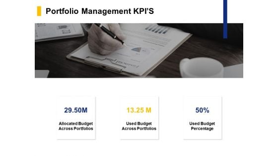 Portfolio Management KPIS Ppt PowerPoint Presentation Layouts Inspiration