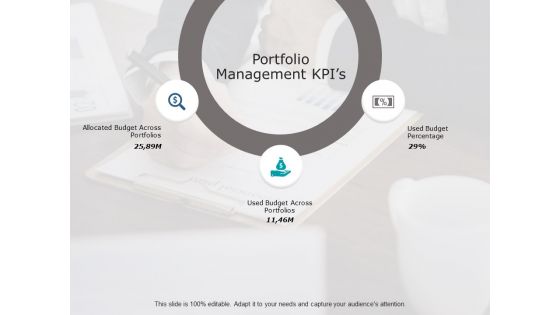 Portfolio Management Kpis Ppt PowerPoint Presentation Infographic Template Smartart