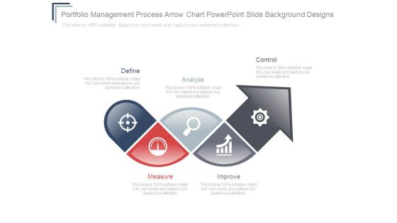 Portfolio Management Process Arrow Chart Powerpoint Slide Background Designs Portfolio Management Process Arrow Chart Powerpoint Slide Background Designs