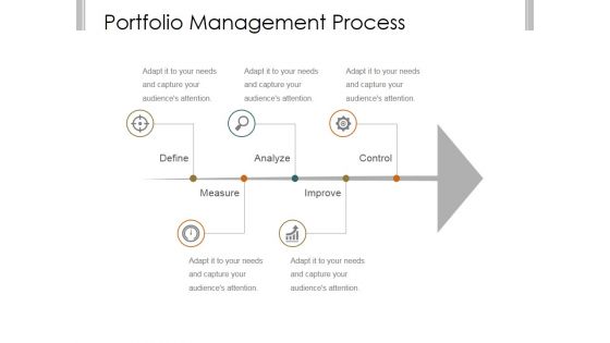 Portfolio Management Process Ppt PowerPoint Presentation Backgrounds