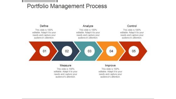 Portfolio Management Process Ppt PowerPoint Presentation Icon