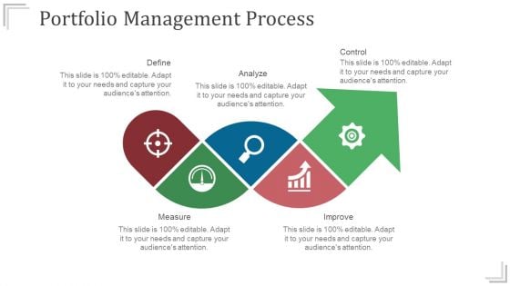 Portfolio Management Process Ppt PowerPoint Presentation Microsoft