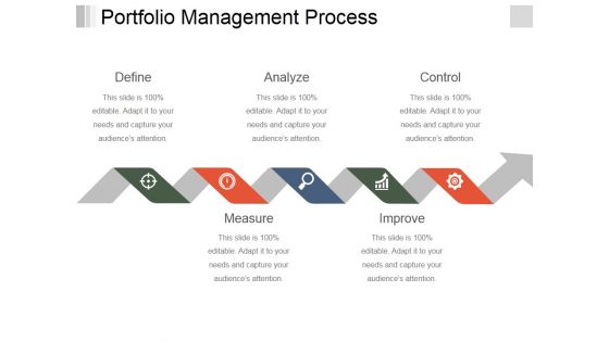 Portfolio Management Process Ppt PowerPoint Presentation Outline Diagrams