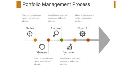 Portfolio Management Process Ppt PowerPoint Presentation Show Designs