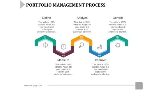 Portfolio Management Process Ppt PowerPoint Presentation Show Slide Portrait