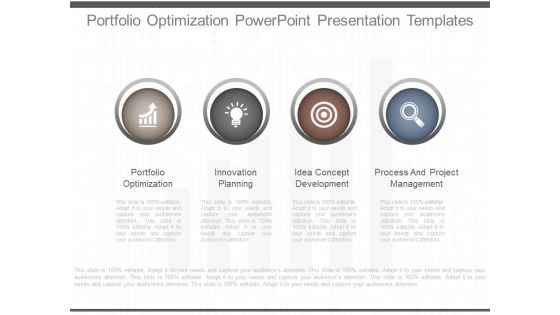 Portfolio Optimization Powerpoint Presentation Templates