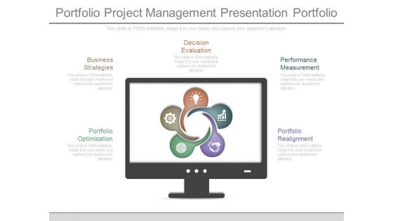 Portfolio Project Management Presentation Portfolio