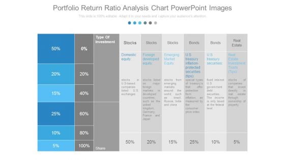 Portfolio Return Ratio Analysis Chart Powerpoint Images