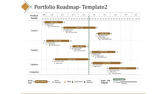 Portfolio Roadmap Ppt PowerPoint Presentation Summary Professional