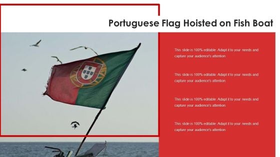 Portuguese Flag Hoisted On Fish Boat Professional PDF