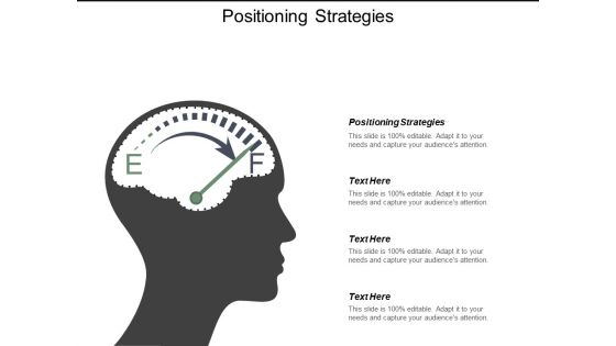 Positioning Strategies Ppt PowerPoint Presentation Visual Aids Icon Cpb