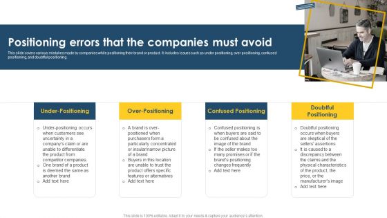Positioning Techniques To Improve Positioning Errors That The Companies Must Avoid Brochure PDF