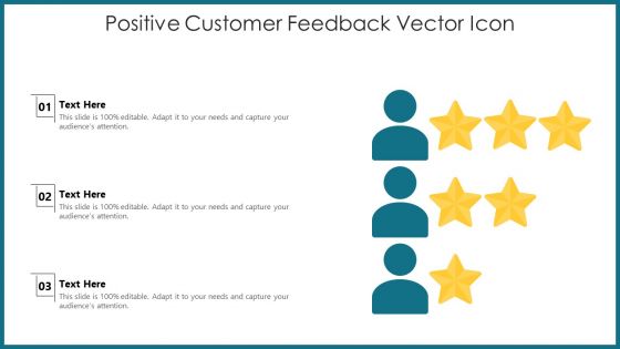 Positive Customer Feedback Vector Icon Ppt PowerPoint Presentation File Summary PDF