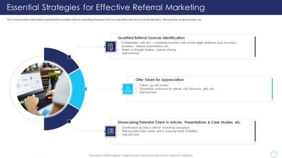 Positive Marketing For Corporate Essential Strategies For Effective Referral Marketing Demonstration PDF