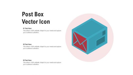 Post Box Vector Icon Ppt PowerPoint Presentation Show Design Templates PDF