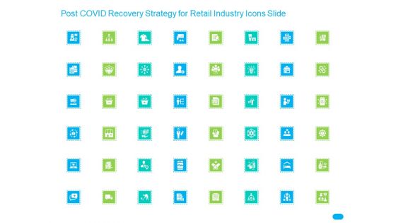 Post COVID Recovery Strategy For Retail Industry Icons Slide Icons PDF