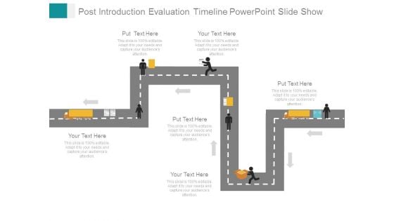 Post Introduction Evaluation Timeline Powerpoint Slide Show