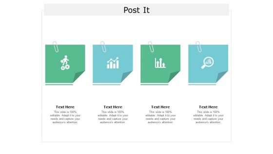 Post It Business Ppt Powerpoint Presentation Icon Maker