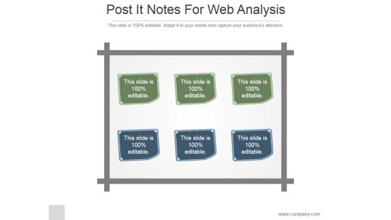 Post It Notes For Web Analysis Ppt PowerPoint Presentation Layout