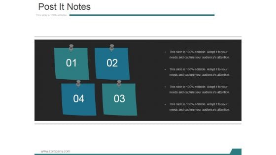 Post It Notes Ppt PowerPoint Presentation Files